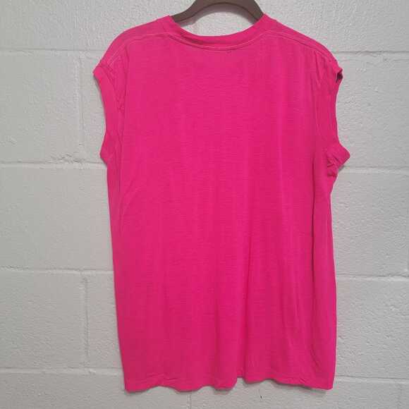 70s Vintage Hot Pink Hershey Park Muscle Tee *Authentic Distressed* - Picture 2 of 10